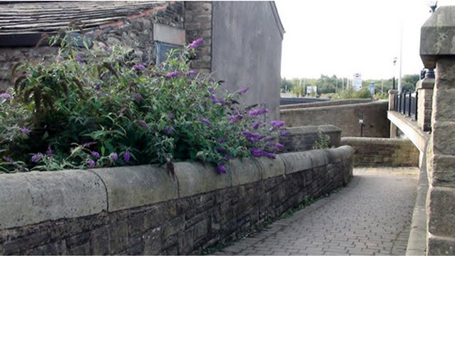 Canal Cottages Nos 4 & 5 attached boundary wall